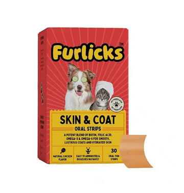 Furlicks Skin & Coat Oral Supplement for Dogs & Cats ( pack of 20 )