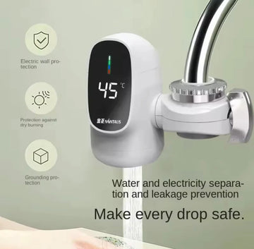 Digital Display  Kitchen Instant Heating Electric Faucet