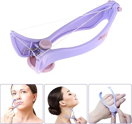 Plucking Easy Hair Removal with Thread, Eyebrows, Chin, Beard for Men and Women
