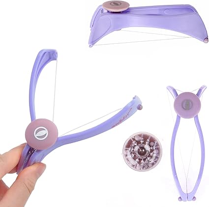 Plucking Easy Hair Removal with Thread, Eyebrows, Chin, Beard for Men and Women