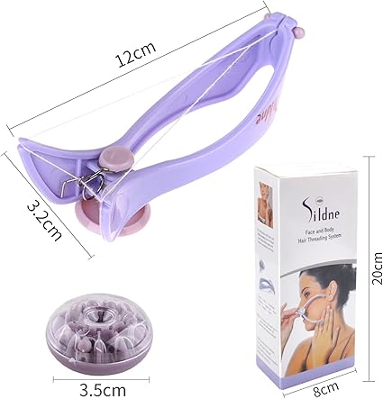 Plucking Easy Hair Removal with Thread, Eyebrows, Chin, Beard for Men and Women