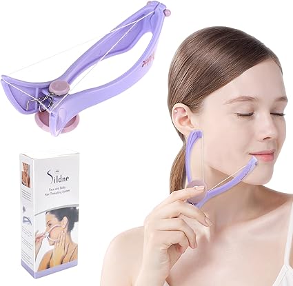 Plucking Easy Hair Removal with Thread, Eyebrows, Chin, Beard for Men and Women